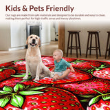 Quirky Pink Fruit Motif(Red)