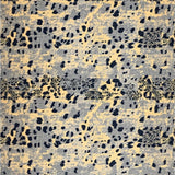 Ultra Soft Area Rug, Non Slip, Stain Resistant, Washable Area Rugs for Living Room, Bedroom, Sleek Contemporary Wildlife Design(Beige)