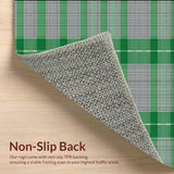 Artistic Greenish Grey Geometric Motif(Green)