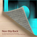 Elegant Teal and Black Design(Blue)