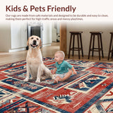 Elegant Distressed Tribal Elements(Red)