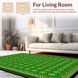 Contemporary Green Trellis Style(Green)
