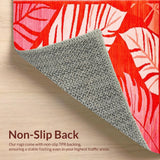 Tropical Abstract Leaf(Red)