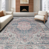 Ultra Soft Area Rug, Non Slip, Stain Resistant, Washable Area Rugs for Living Room, Bedroom, Premium Non-Slip Indoor Décor Washable Microfiber Accent Floor Mat(Gray)