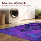 Vintage Floral Overlay Artistry(Purple)
