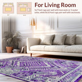 Eclectic Modern Swirling(Purple)