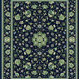 Ultra Soft Area Rug, Non Slip, Stain Resistant, Washable Area Rugs for Living Room, Bedroom, Cozy Earthy Tone Composition(Blue)