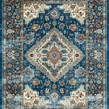 Vintage Floral Elegance in Blue(Blue)