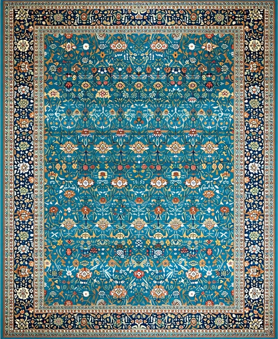 Eclectic Vintage Abstract Palette Rug – ODIKA