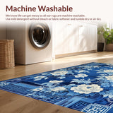 Artful Blue and White Symmetrical(Blue)