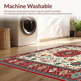Stain Proof Area with Floral Motifs(White)
