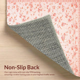 Ultra Soft Area Rug, Non Slip, Stain Resistant, Washable Area Rugs for Living Room, Bedroom, Cozy Plush Fuzzy Appeal(Pink)
