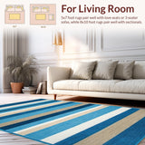 Chic Abstract Linear Aesthetic(Blue)