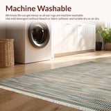 Ultra Soft Area Rug, Non Slip, Stain Resistant, Washable Area Rugs for Living Room, Bedroom, Timeless Rustic Jute Style(Beige)