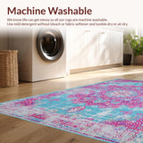 Striking Light Blue and Fuchsia Harmony(Blue)