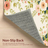 Lyla Beige Large Modern Checkered Design(Beige)