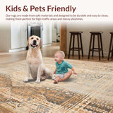 Beige Rustic Runner for Kitchen(Beige)