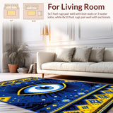 Contemporary Distinctive Ethnic Print(Blue)