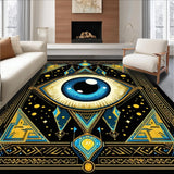 Elegant Cultural Eye Illustration(Black)
