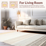 Stylish Gradient Wave Motif(Beige)