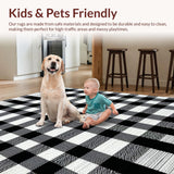 Contemporary Cozy Buffalo Plaid Style(Black)