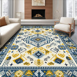Ultra Soft Area Rug, Non Slip, Stain Resistant, Washable Area Rugs for Living Room, Bedroom, Elegant Abstract Cream Palette(White)