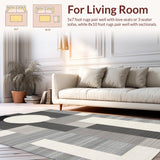 Elegant Asymmetrical Geometric Motif(Black)