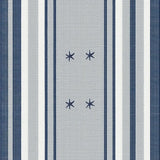 Ultra Soft Area Rug, Non Slip, Stain Resistant, Washable Area Rugs for Living Room, Bedroom, Nautical Blue Striped Elegance(Gray)