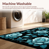 Lush Floral Motif with Depth(Blue)
