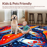 Lively Retro Color Block(Red)