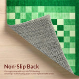 Artistic Dark Green Linear Design(Green)