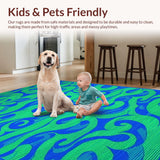 Lively Multi Hued Fluid Aesthetic(Blue)