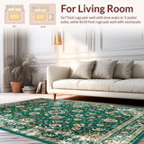 Chic Earth Toned Distressed Motif(Green)