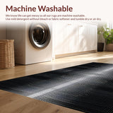 Ultra Soft Area Rug, Non Slip, Stain Resistant, Washable Area Rugs for Living Room, Bedroom, Cozy Rustic Animal Print Charm(Gray)