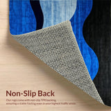 Chic Black and Blue Fusion(Blue)