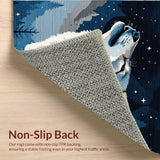 Elegant Lunar Wildlife Representation(Blue)