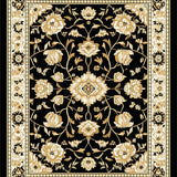 Luxe Gold Floral Aesthetic(Black)