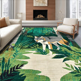 Bold Graphic Wolf Imagery(Green)