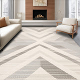 Ultra Soft Area Rug, Non Slip, Stain Resistant, Washable Area Rugs for Living Room, Bedroom, Rustic Natural Fiber Inspired Design(Gray)