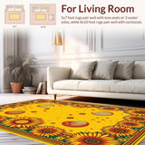 Lively Retro Cosmic Floral Style(Yellow)