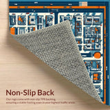 Illustrative Car Park Adventure Scene(Blue)