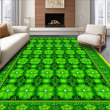 Whimsical Clover Patchwork Style(Green)