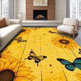 Rustic Butterfly Floral Fusion(Yellow)
