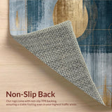 Chic Minimalist Distorted Shapes(Blue)