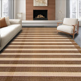 Ultra Soft Area Rug, Non Slip, Stain Resistant, Washable Area Rugs for Living Room, Bedroom, Vibrant Minimalist Diamond Motif(Beige)