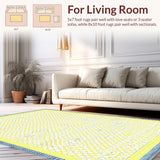Eclectic Modern Diamond Motif(Yellow)