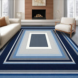 Trendy Geometric Symmetry in Blue(Blue)