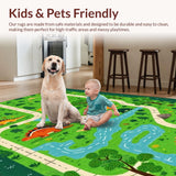 Playful T Rex and Triceratops Theme(Green)