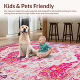 Artful Vintage Floral Fusion(Pink)