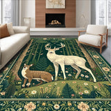 Modern Abstract Fauna Design(Green)